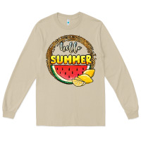 Mushroom hello summer watermelon Long Sleeve Tee - JahusDesignShop