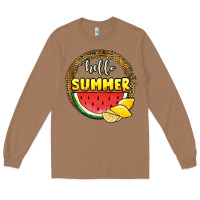 Toasted Coconut hello summer watermelon Long Sleeve Tee - JahusDesignShop