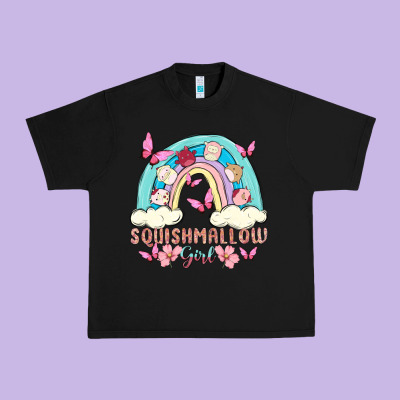 Squish Girl Urban Heavy Tee Designed By Maliassmallbusiness