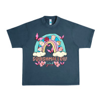 Midnight Navy squish girl Urban Heavy Tee - MaliasSmallBusiness