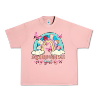 Salmon squish girl Urban Heavy Tee - MaliasSmallBusiness