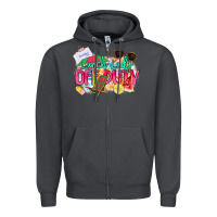 Smoke Lunch lady off duty Zipper Hoodie - NancyCooperArtShop