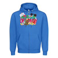 True Royal Lunch lady off duty Zipper Hoodie - NancyCooperArtShop