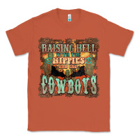 Raising Hell With The Hippies And The Cowboys Classic Tee | Teevron