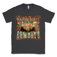 Smoke raising hell with the hippies and the cowboys Classic Tee - NancyCooperArtShop