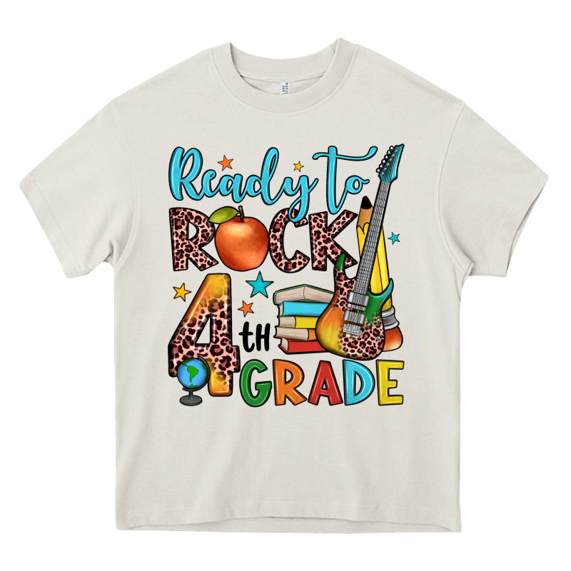 Ready To Rock 4th Grade Heavy Core Tee by JahusDesignShop | Teevron