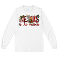 White jesus is the reason christmas bbs Long Sleeve Tee - BundleAndBundleShop