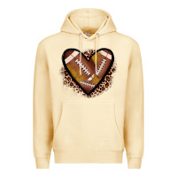 Pina Colada heart football Premium Hoodie - JahusDesignShop