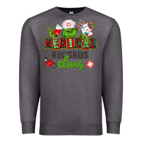Charcoal Heather medical records claus Premium Sweatshirt - CowGirlArtShop