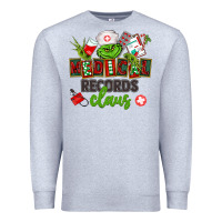 Heather Grey medical records claus Premium Sweatshirt - CowGirlArtShop
