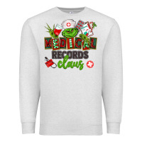 Oatmeal Heather medical records claus Premium Sweatshirt - CowGirlArtShop