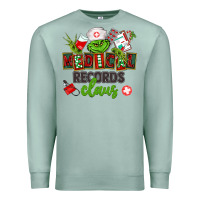 Seafoam medical records claus Premium Sweatshirt - CowGirlArtShop