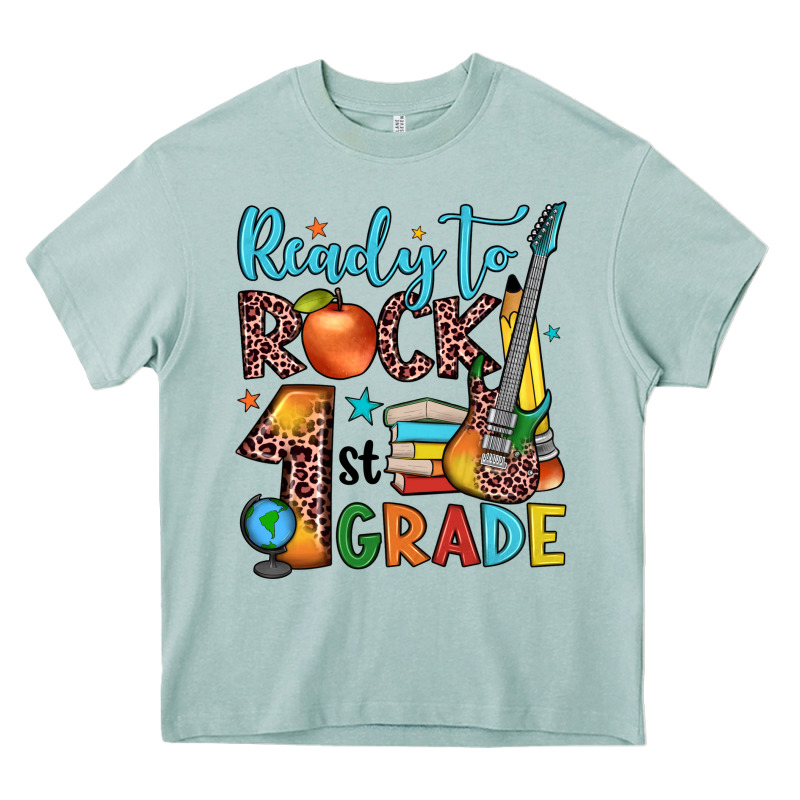 Ready To Rock 1st Grade Heavy Core Tee by JahusDesignShop | Teevron