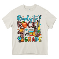 Cream ready to rock 1st grade Heavy Core Tee - JahusDesignShop
