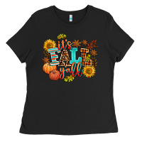 Black it's fall y'all Ladies Tee - AdoDesignShop
