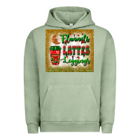 Pigment Oil Green flannels lattes leggings tumbler Urban Hoodie - BundleAndBundleShop