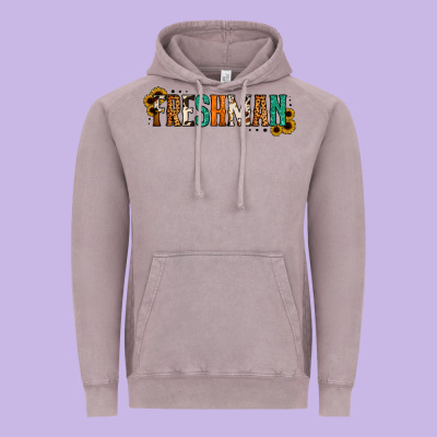 Freshman Vintage Hoodie Designed By Jasminsmagicworld
