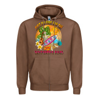 Chestnut Ain't no cure for the summertime blues Zipper Hoodie - NancyCooperArtShop