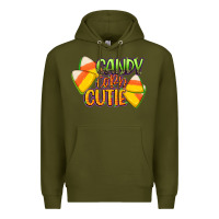 Army Green candy corn cutie Premium Hoodie - CowGirlArtShop