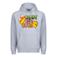 Heather Grey candy corn cutie Premium Hoodie - CowGirlArtShop
