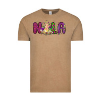 Vintage Coffee nola cake mardi gras Vintage Tee - MaliasSmallBusiness
