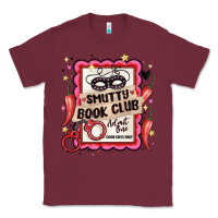 Burgundy smutty book club admit one good girls only Classic Tee - MaliasSmallBusiness