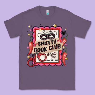 Smutty Book Club Admit One Good Girls Only Classic Tee Designed By Maliassmallbusiness