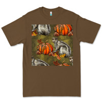 Cacao squirrel pumpkin seamless Premium Tee - BundleAndBundleShop