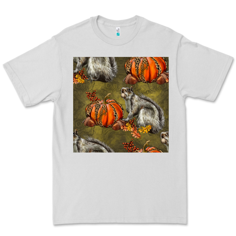 Squirrel Pumpkin Seamless Premium Tee by BundleAndBundleShop | Teevron