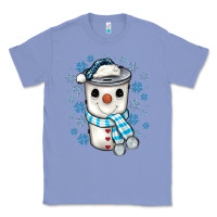 Colony Blue snowman coffee cup Classic Tee - JahusDesignShop