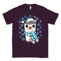 Plum snowman coffee cup Classic Tee - JahusDesignShop