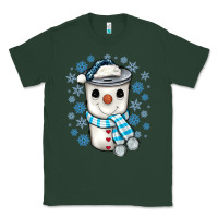 Sports Green snowman coffee cup Classic Tee - JahusDesignShop