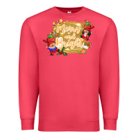 Cardinal merry and bright gnome Premium Sweatshirt - CowGirlArtShop