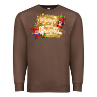 Chestnut merry and bright gnome Premium Sweatshirt - CowGirlArtShop