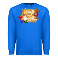 True Royal merry and bright gnome Premium Sweatshirt - CowGirlArtShop