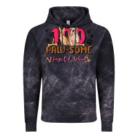 Cloud Black 100 paw some days of school Vintage Hoodie - MaliasSmallBusiness