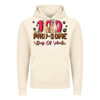 Vintage Artic 100 paw some days of school Vintage Hoodie - MaliasSmallBusiness