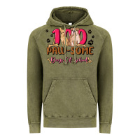 Vintage Olive 100 paw some days of school Vintage Hoodie - MaliasSmallBusiness