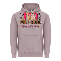 Vintage Zinc 100 paw some days of school Vintage Hoodie - MaliasSmallBusiness