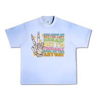 Grape Ice some things are better left unsaid Urban Heavy Tee - MaliasSmallBusiness