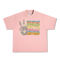 Salmon some things are better left unsaid Urban Heavy Tee - MaliasSmallBusiness