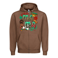 Chestnut Dog Mama Zipper Hoodie - texasbilliewilder
