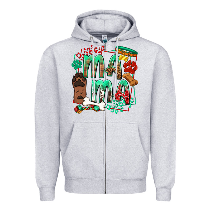 Dog Mama Zipper Hoodie by texasbilliewilder | Teevron