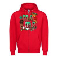 Red Dog Mama Zipper Hoodie - texasbilliewilder