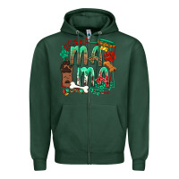 Sports Green Dog Mama Zipper Hoodie - texasbilliewilder