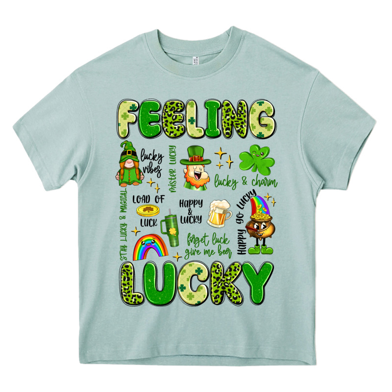 Feeling Lucky Heavy Core Tee by Artiststas | Teevron