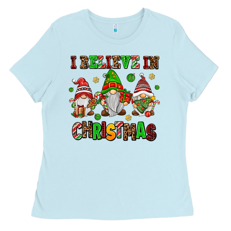 I Believe In Christmas Ladies Tee by AdoDesignShop | Teevron