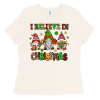 Bone i believe in christmas Ladies Tee - AdoDesignShop
