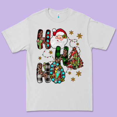 Ho Ho Ho Premium Tee Designed By Jahusdesignshop