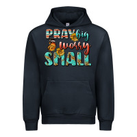Navy pray big worry small Urban Hoodie - BundleAndBundleShop